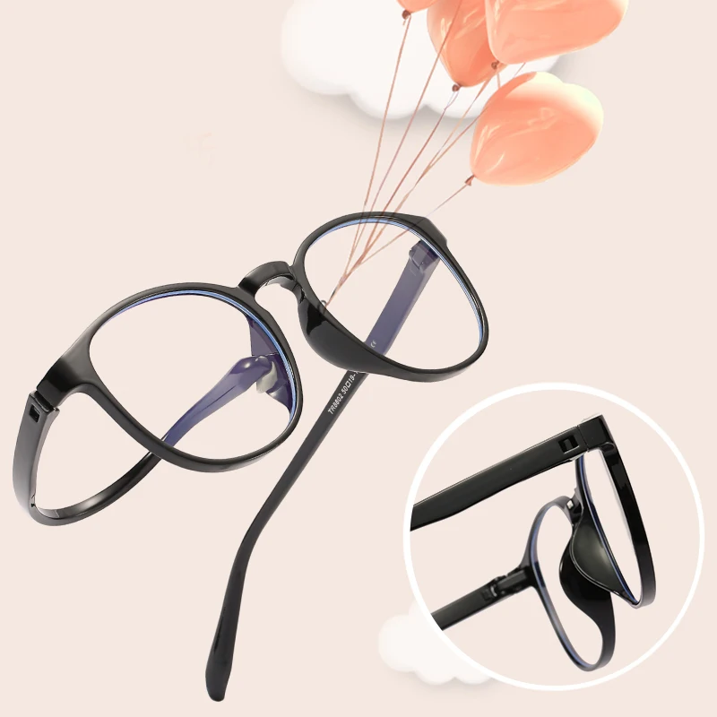 

KD8802 colorful transparent round new fashion optical frames tr90 eye glasses 2021