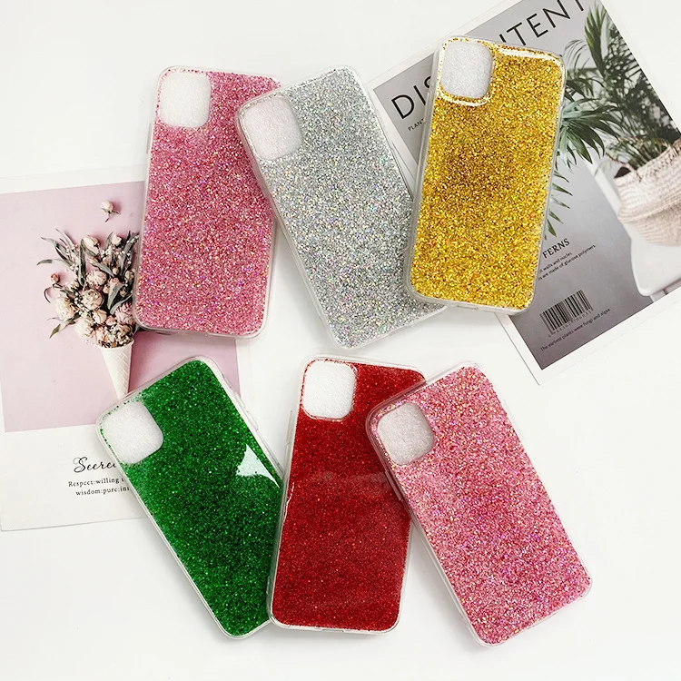 

source manufacturer luxury epoxy bling cell phone case for iphone 13 11 xr pro max, Red