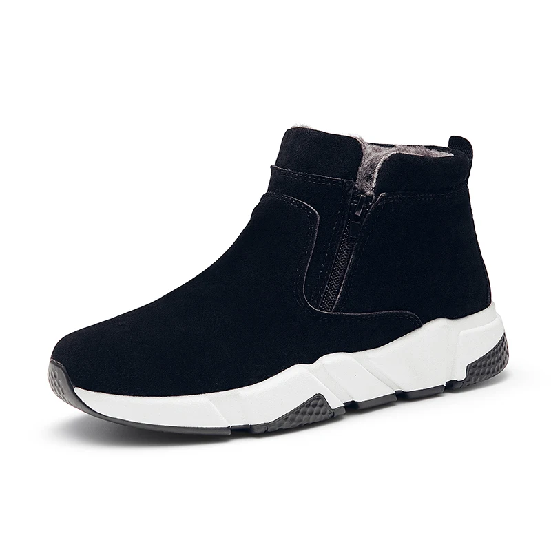 

Men's Plus Cashmere Warm Casual Shoes Winter High-top Cotton Boots Fashion Athletic Hiking Boots