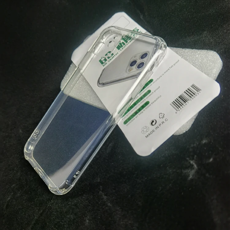 

Phone Accessories 2.0mm Transparent TPU Clear Camera Protection Hole Silicone Phone Cover Case For Samsung Galaxy A20S