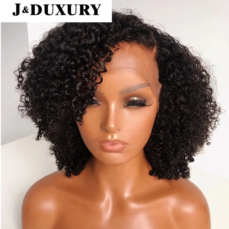

cheap virgin hair Curly Full Lace Human Hair Wig short kinky curly High Quality Brazilian Human Hair Lace Front Wig, Natural color lace wig