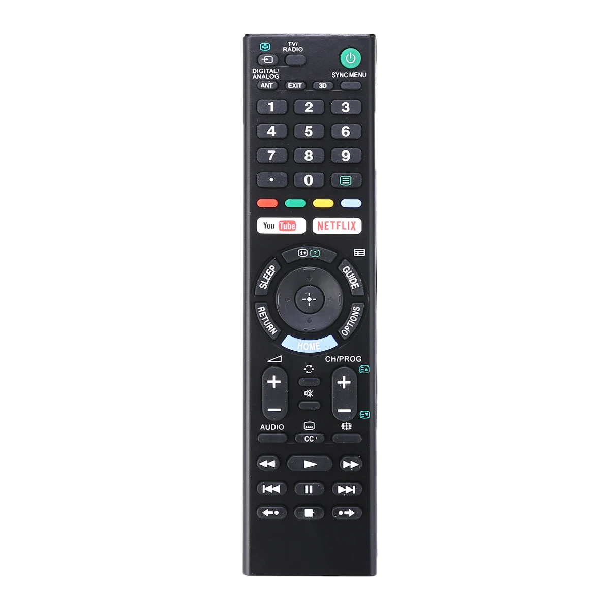 

Replacement RMT-TX300P Remote Control For Son RMT-TX300E RMT-TX300U KD-55X7000E Smart LCD TV Remote Controller, Black