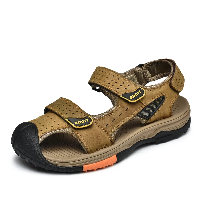 

man outdoor summer beach footwear slippers walk flat Sandal, 3 colors