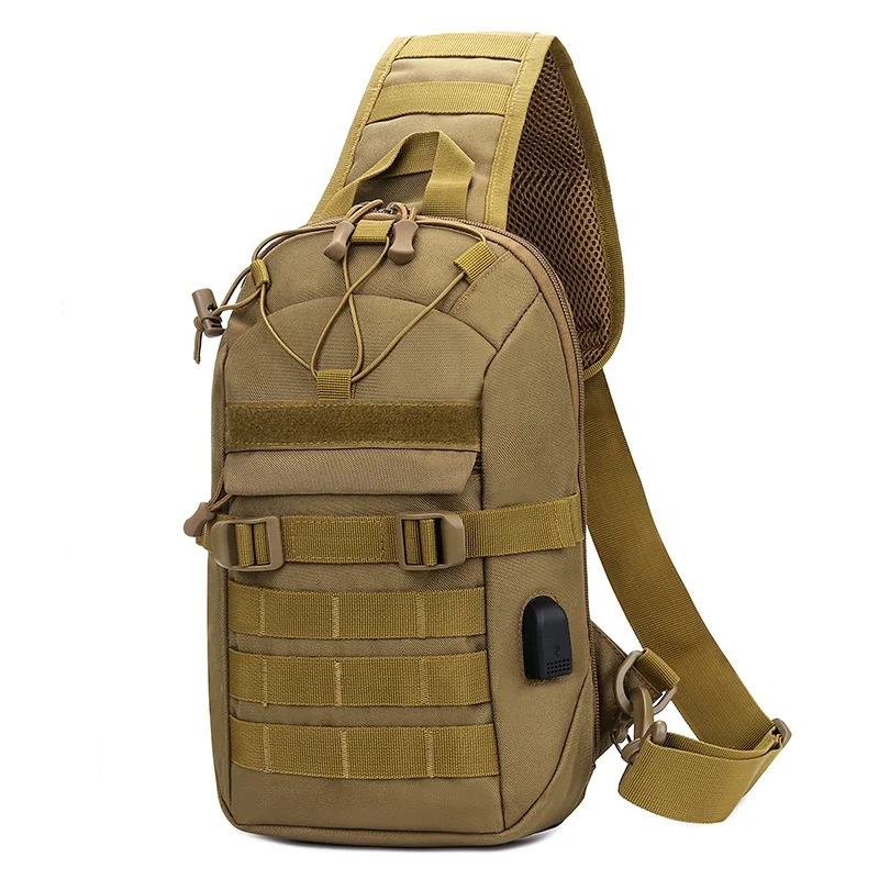 

AJOTEQPT New multifunctional outdoor anti-theft camouflage tactical backpack sports chest bag