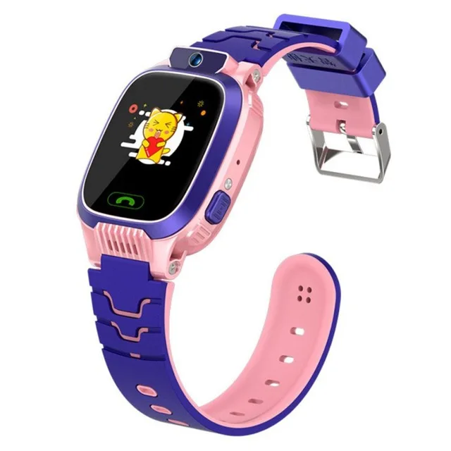 

Y79 Hot product Waterproof IPX 67 Children Smart Watch with LBS SOS Positioning Smart watch pk y95, Pink blue