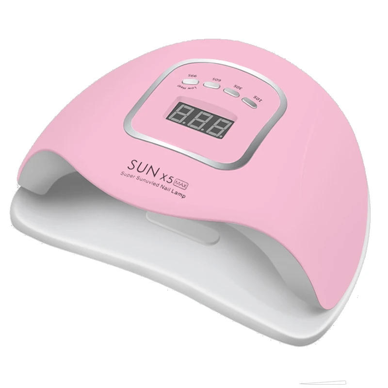 

SUN X5 MAX 90W LED UV Nail Gel Polish Curing Light Dryer Lamp, White/pink