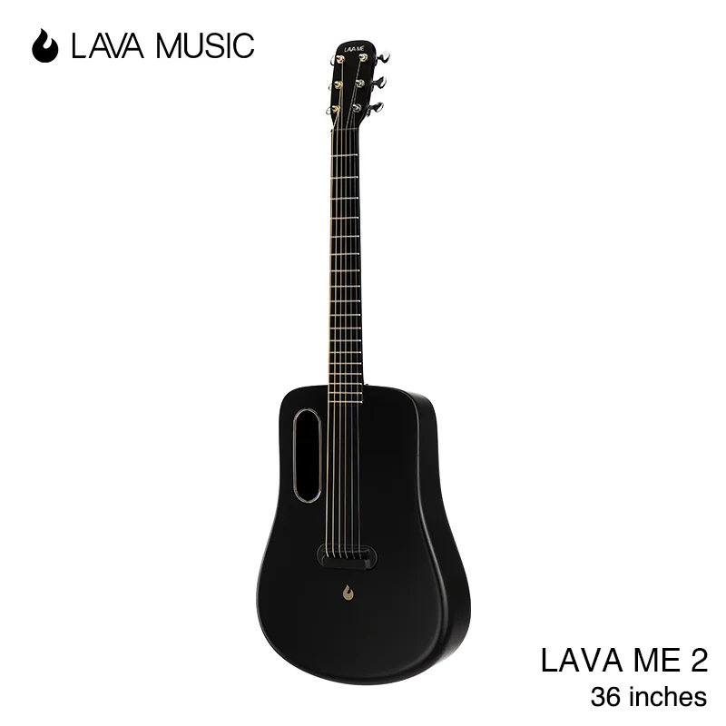 

LAVA ME 2 FreeBoost Guitar Carbon Fiber Guitar Acoustic Electric Instrument 36 Inches Travel LAVA MUSIC With Bag/Pick/USB Cable