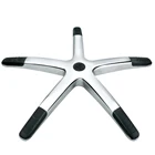 Office Metal Steel Plates Wheel chair leg Aluminum Cast Accessories Stainless Swivel Plate Chair Base