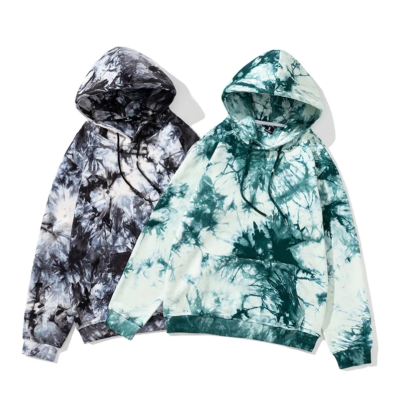

New style customized men's clothing oversized sweatshirts pullover tye dye fabric hoodies, As picture or customized
