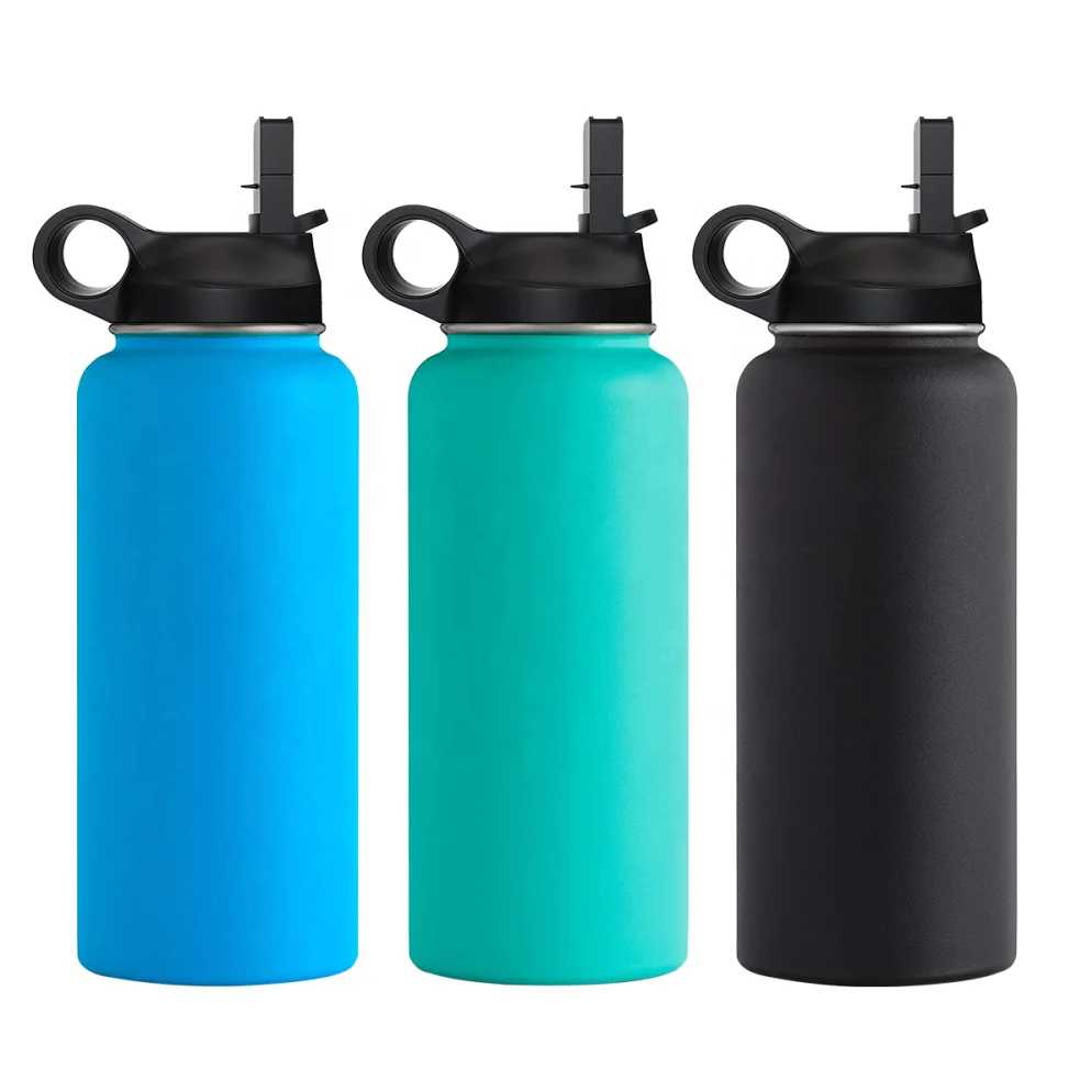 

BPA free wide mouth double wall vacuum insulated 18/8 stainless steel travel drinking sports water bottle, Customized color