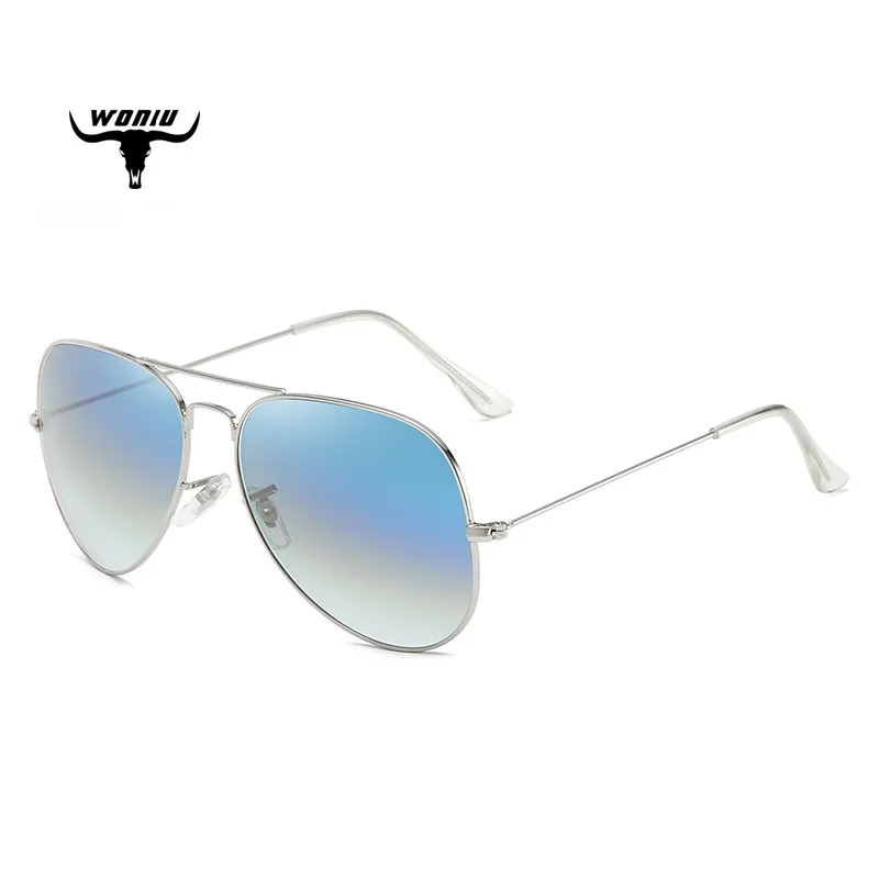 

WN3026 italian designer tempered glasses uv400 sunglasses steel frame sun shades 2021