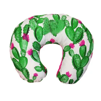 Wholesale Multifunctional Neck Pillow Green Cactus U Shaped Soft