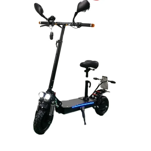 

High Quality 10 inch black two wheel tow motor scooter electric fast speed powerful scooters, Customize