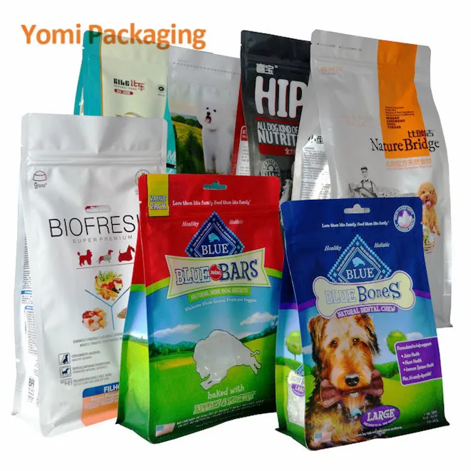 

Plastic Bags 15kg 20 Kg Resealable Packaging Custom Printed Pet Dog Food Bag