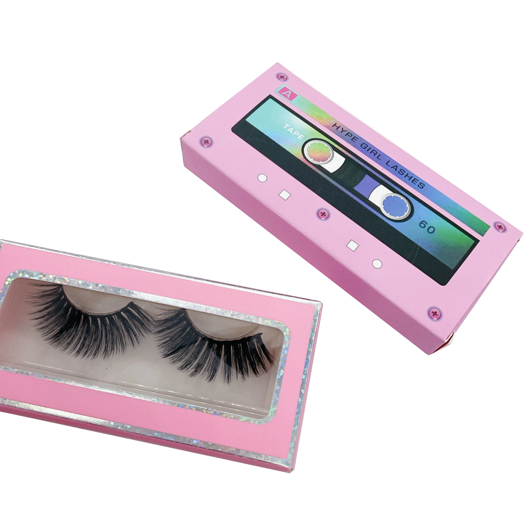 

2021 New Arrival Wholesale Luxury Eye Lashes Own Brand Eyelashes 3d Eyelashes Faux Mink Lashes, Black color