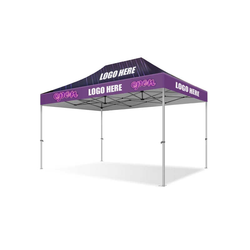 10x15ft 3x4.5 Portable Waterproof Aluminum Alloy Outdoor Folding Event Trade Show Tent Customized Color Dye Sublimation Print