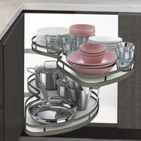 

Kitchen Cupboard Cabinet 450mm 450 mm 18 Inch Door Width Pull Out Storage Basket Swing Blind Corner Trays Tray Magic Corner