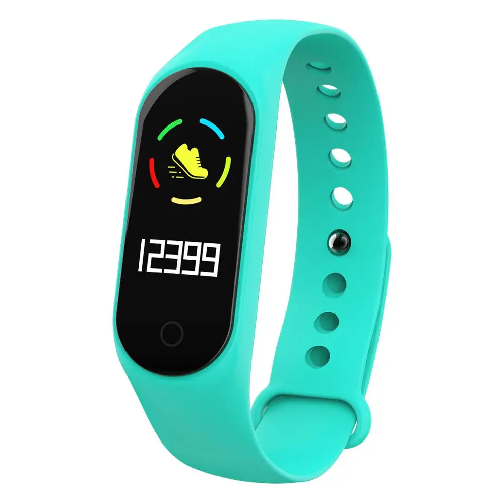 

Hot selling pedometer waterproof fitness tracker smart bracelet health sleep monitoring heart rate m4 smart band