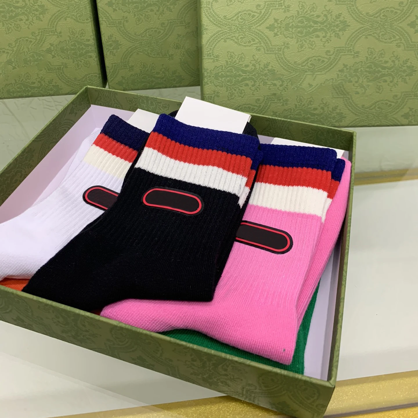 

New Designer Printed Pure Cotton High Quality Socks Christmas Sock for Women