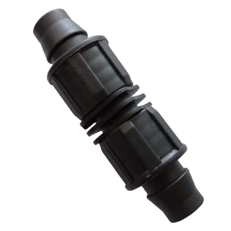 16mm Drip Tape Fittings Lock Nut Coupling Other Watering & Irrigation Drip Tape/pipe Connector Low Cost and Durable
