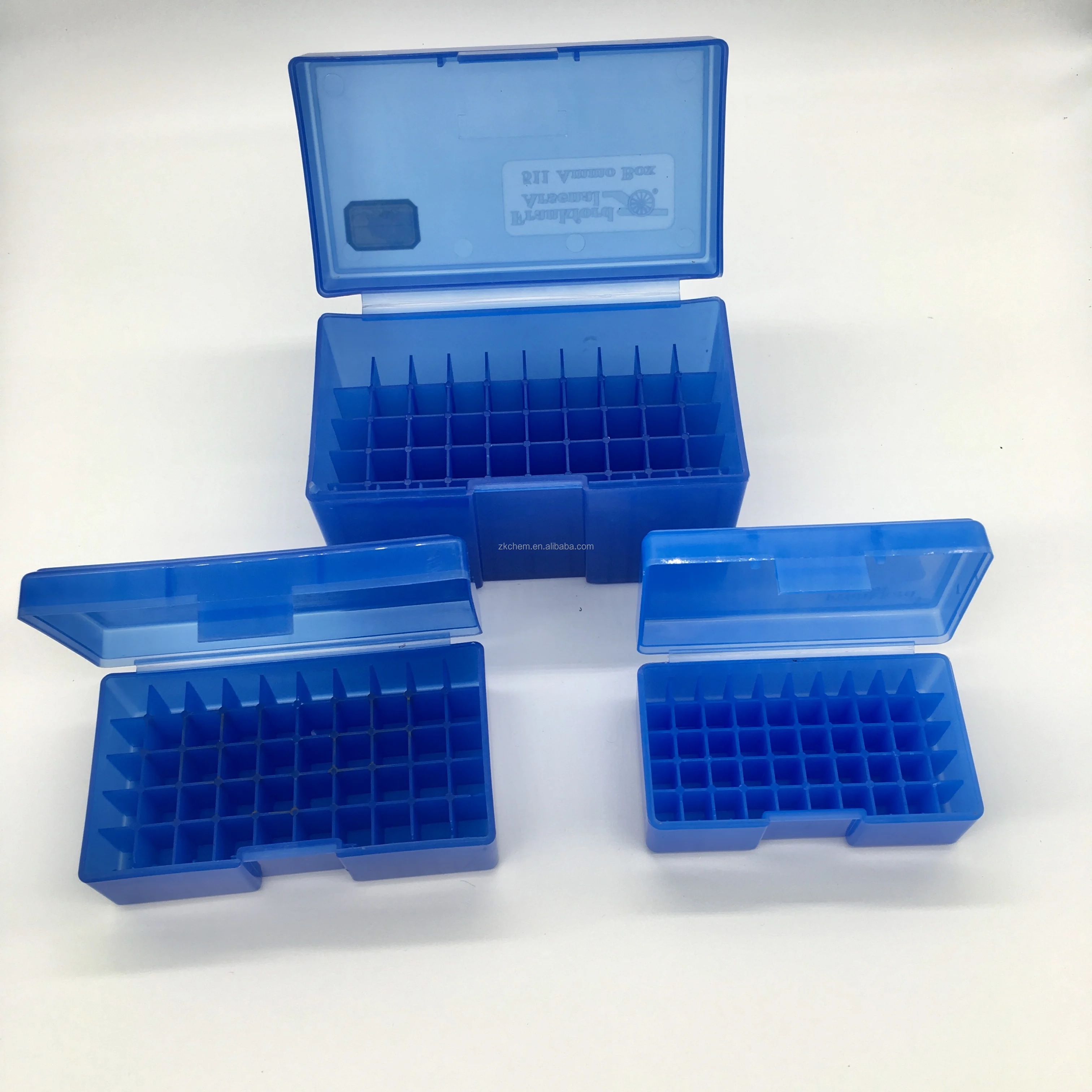 Factory Supply Durable Plastic Ammo Box 50 Round Ammo Reloading