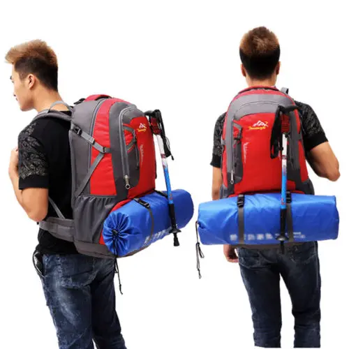 

60L Waterproof Outdoor Climbing Travel Large hot sell Backpacks Camping Rucksack Bag Gym Mountaineering Hiking backpack