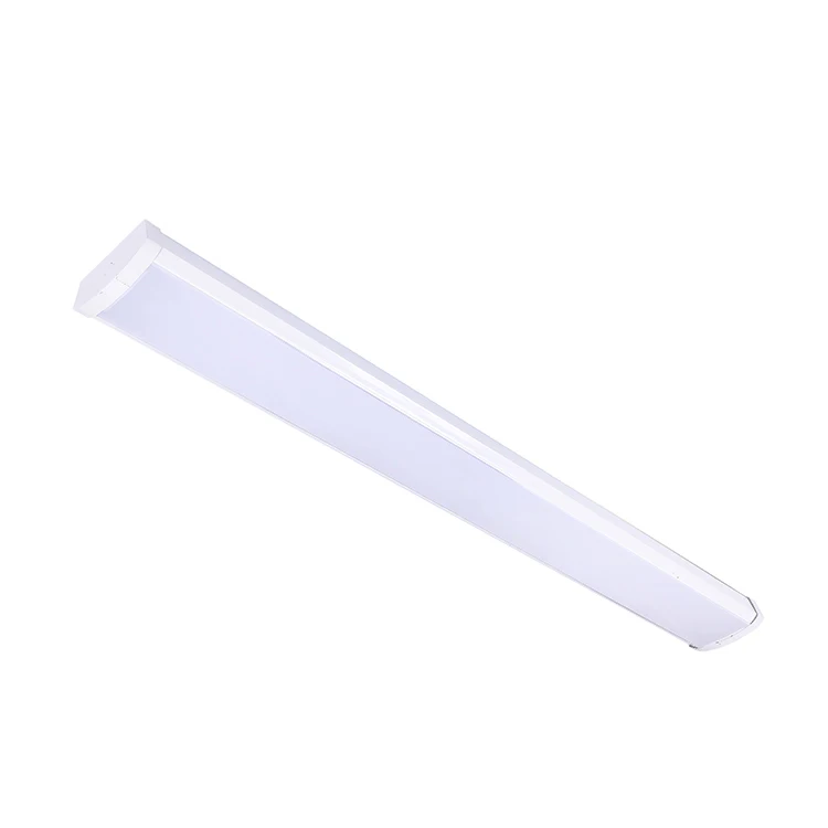 Commercial Batten Type Classroom Surface Mounted Linear Linkable Wraparound Ceiling LED Wrap Light