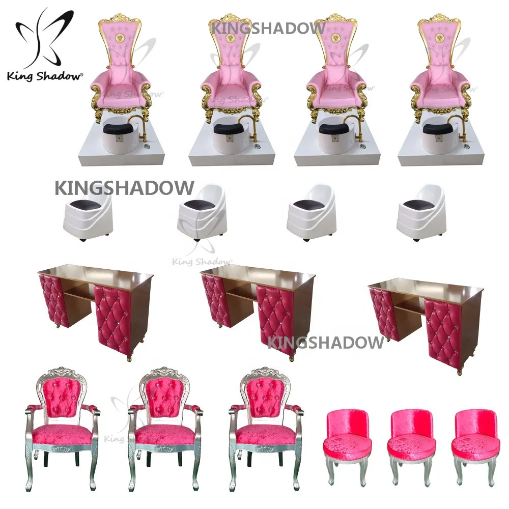 

Nail salon furniture pedicure chair with manicure table foot spa chair package, Optional