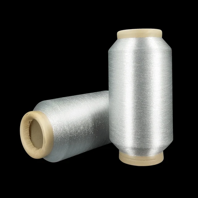 
silver embroidery metallic thread pure silver sari metallic yarn 