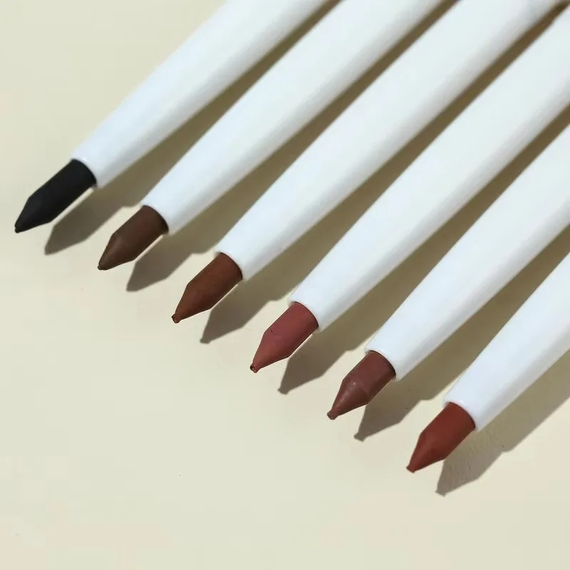 Wholesale Cosmetics 2 in 1 with Sharpener Original Factory Lip Liner Eyeliner Private Label Eyeliner Packaging