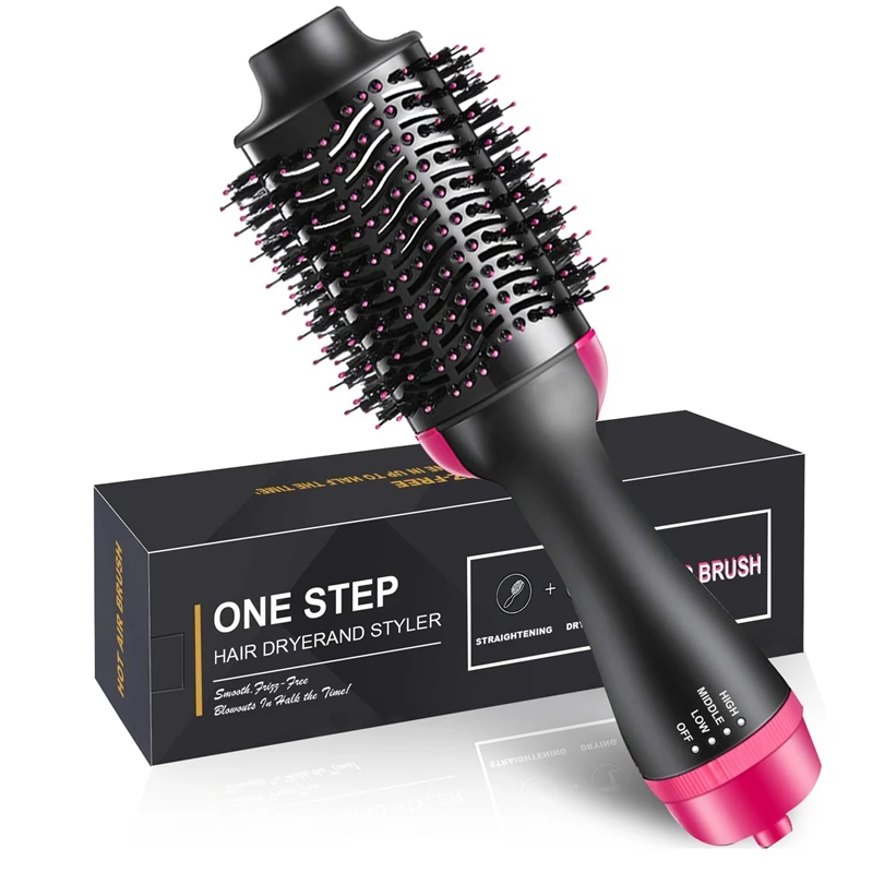 

factory price hair dryer and volumizer hot air brush portable hair blow dryer comb hair dryer