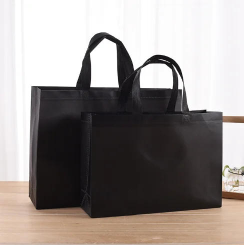 

black non-woven vegetable shopping bag