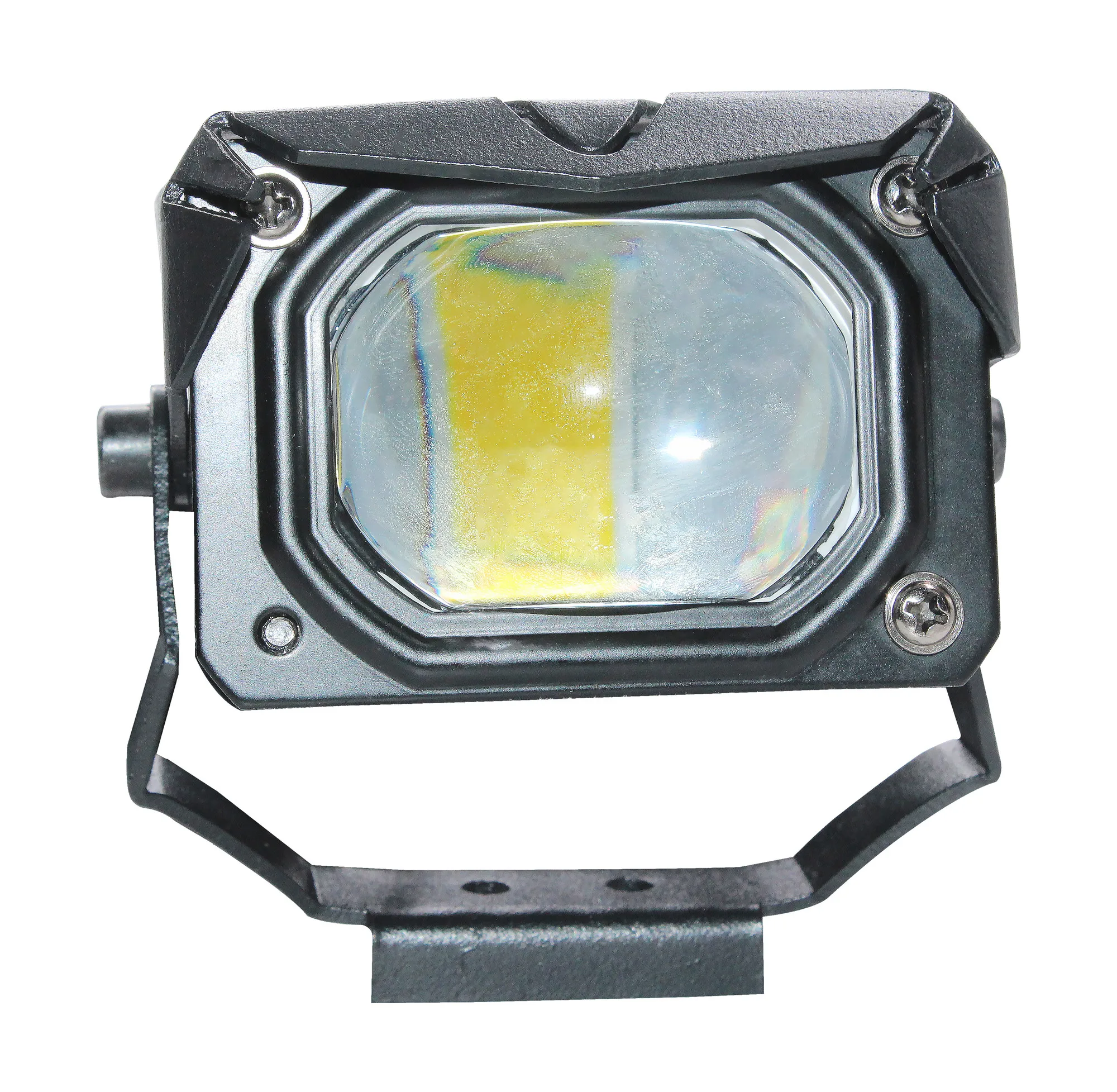 

2021 new 6000lm 12v yellow white projector len signal light U9 led motorcycle light