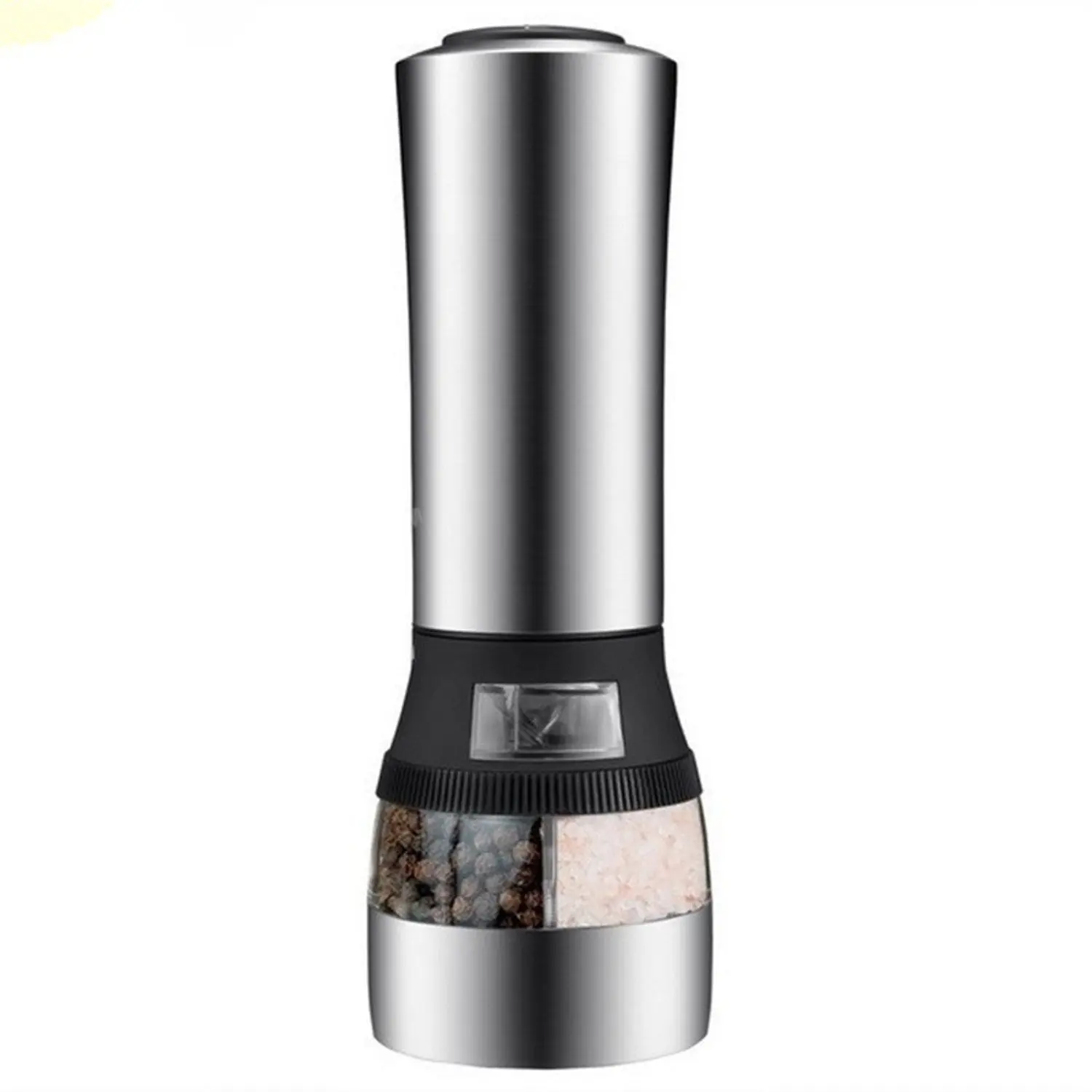 
2in1 Electric Salt and Pepper Grinder set gravity activated salt mills Battery Operated Automatic Pepper Mill 