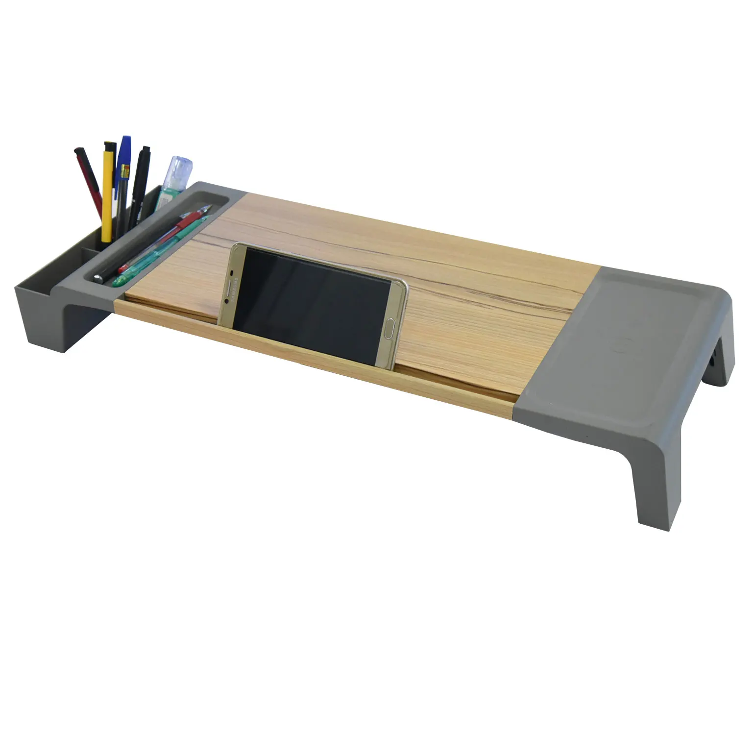 

Portable Foldable Bed Tray Computer Monitor Riser Stand, Natural