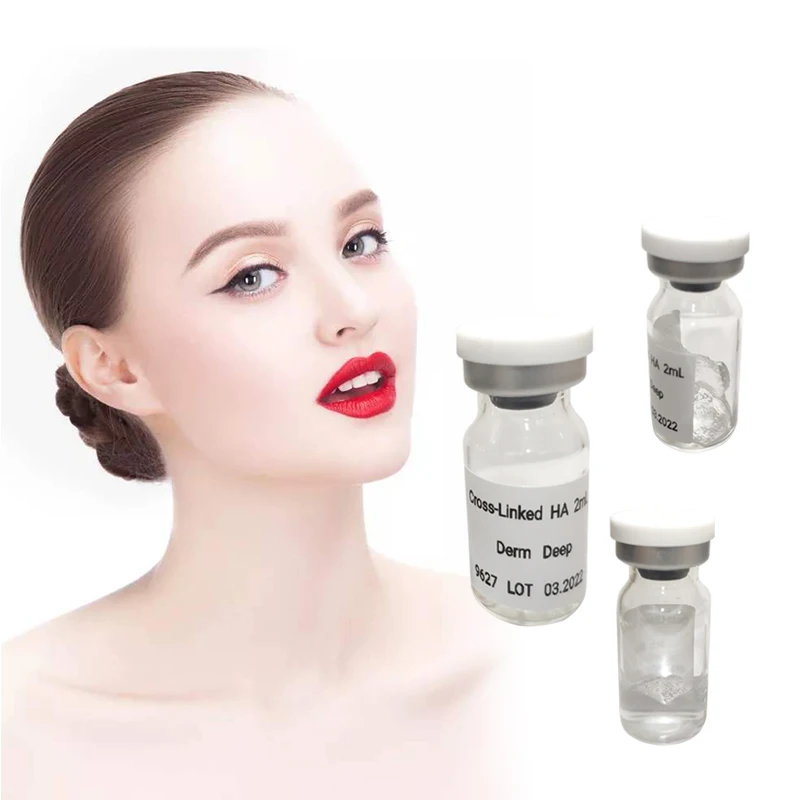

Hot Selling 2ml Medical Hyaluronate Gel Bottle Filler For Lip, Transparent