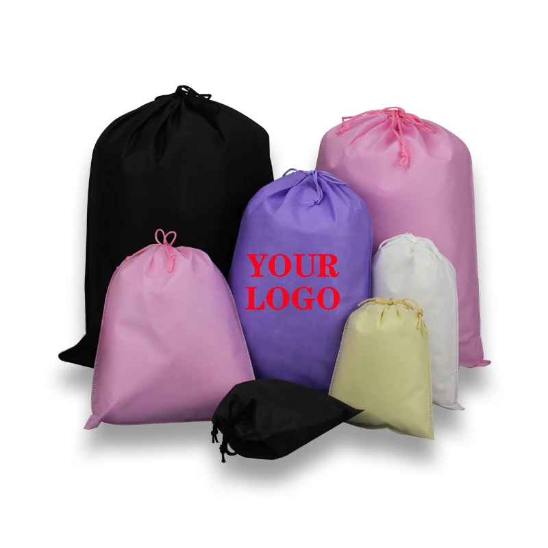 

Custom Reusable double drawstring Non woven dust bag non woven drawstring bag, Picture show