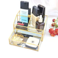 

Easy Storage Double Layer Jewelry and Cosmetic Use make up organizers