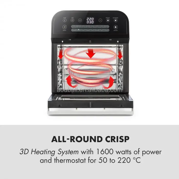 Multifunctional Air Fryer Oven,12l Air Fryer With Ss Heat Element,Steak