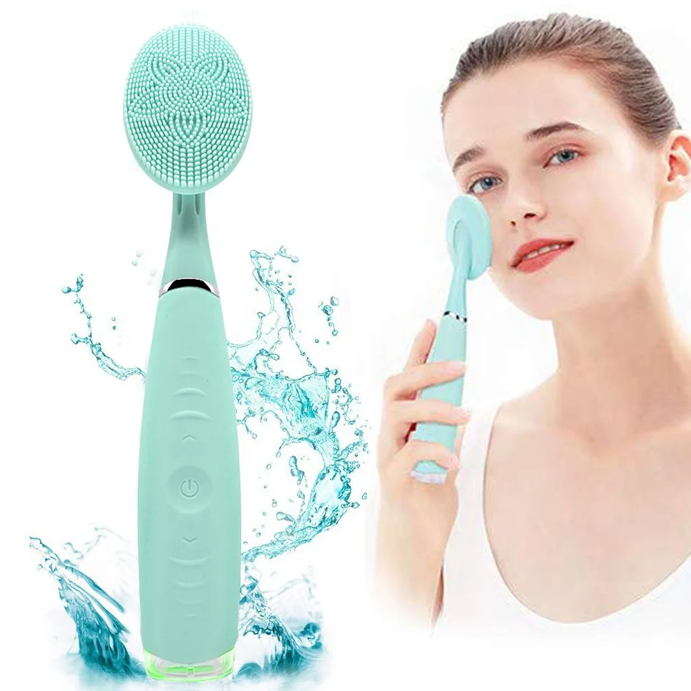 

Hot Sale OEM 5 Adjustable Speed High Frequency Cleansing Face Wash Brush For Face