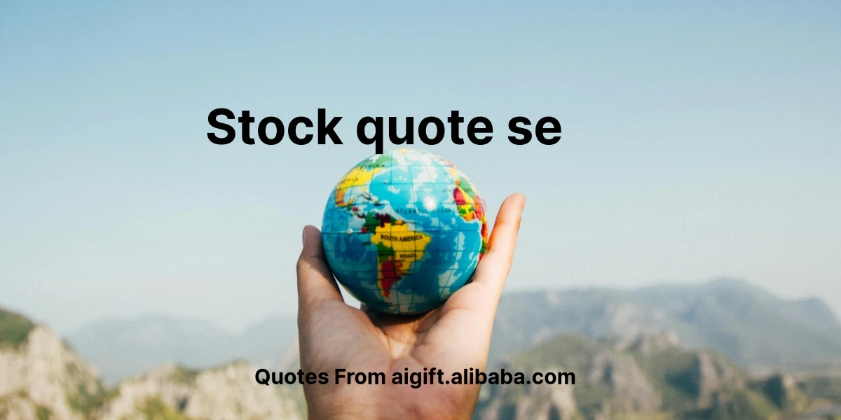 stock quote se