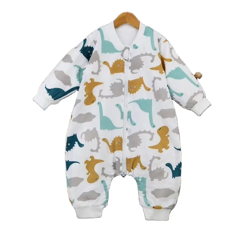 

cotton baby sleeping bags detachable short sleeves rompers children clothes baby pajamas