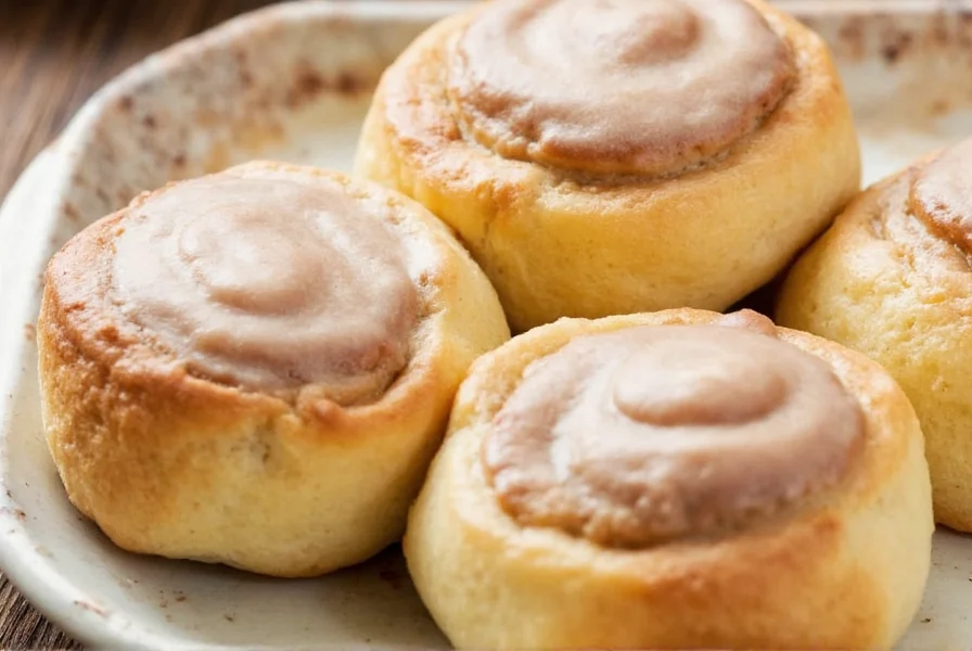 Step-by-step banana cinnamon roll preparation showing dough rolling technique