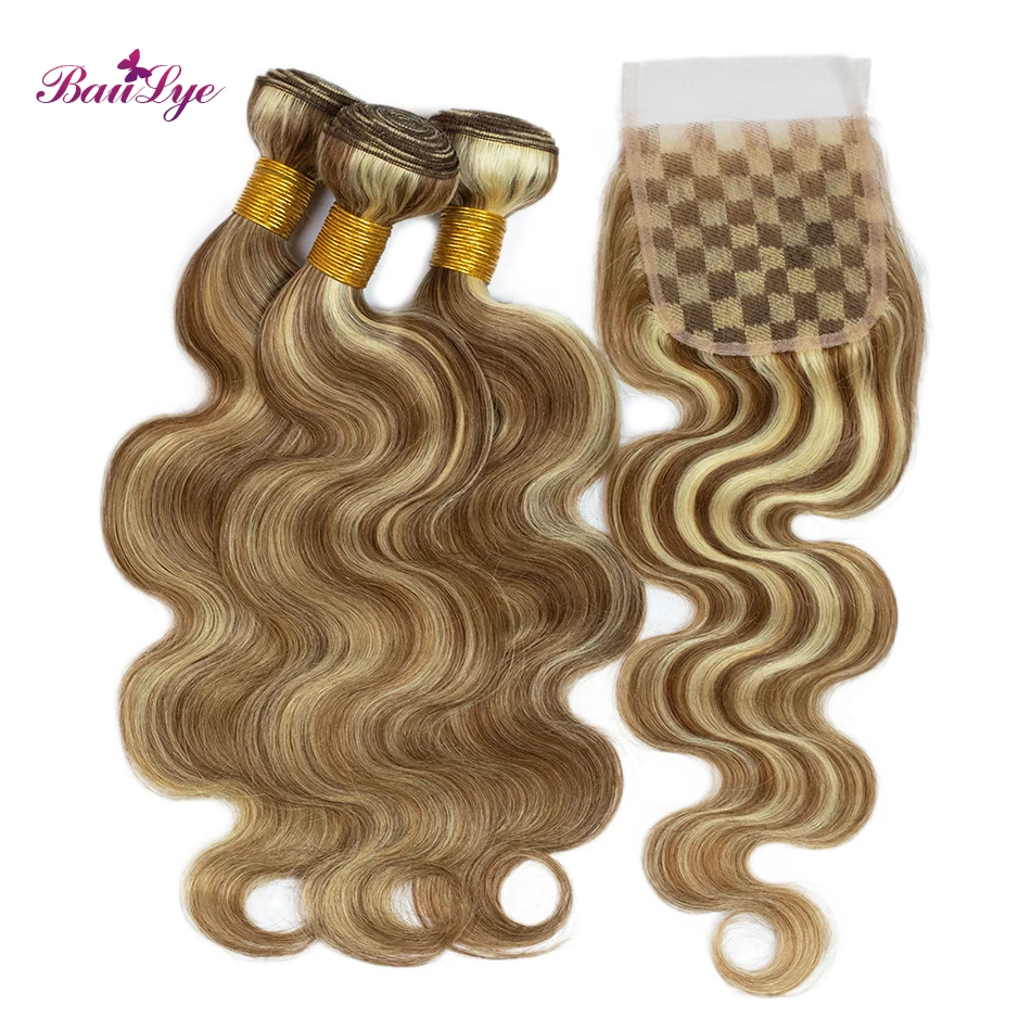 

100% Brazilian Hair Virgin Remy Hair Weave Piano Mix Color Human Hair Extensions