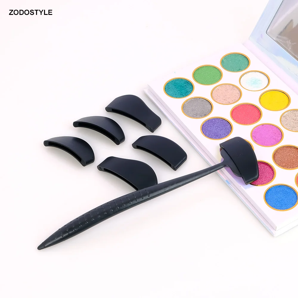 

Makeup Tools Eye Shadow Applicator Lazy lady 6 in 1 eyeshadow stamp kit eye shadow setter eyeshadow stamps, 4 colors