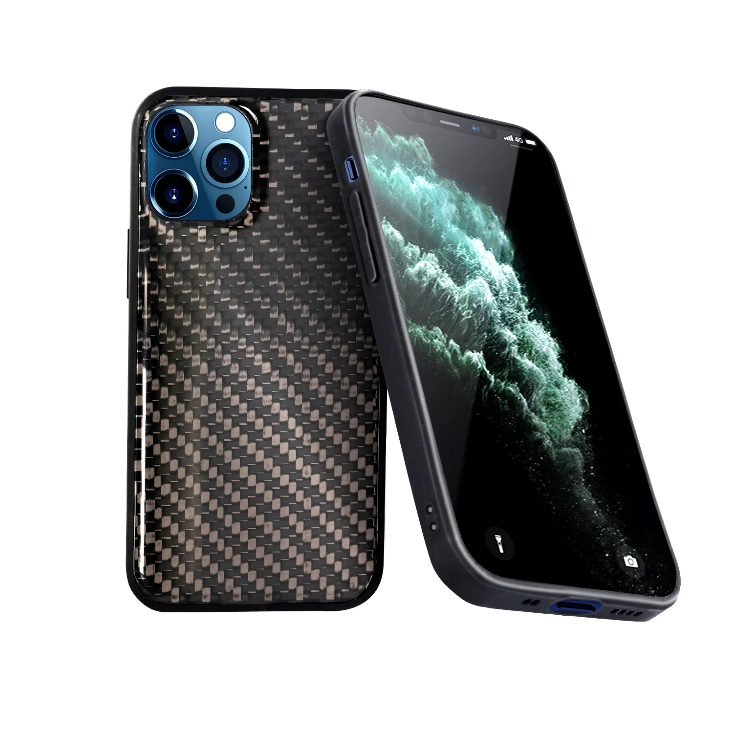 

Shockproof Drop Tested Carbon Fiber Phone Case, Gloss
