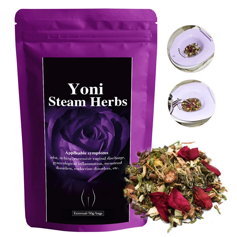 

HOT SALE 100% Organic Healthy Yoni Steaming Herbs Herbal Vaginal Care herbs for Steam Bath At Home, Brown