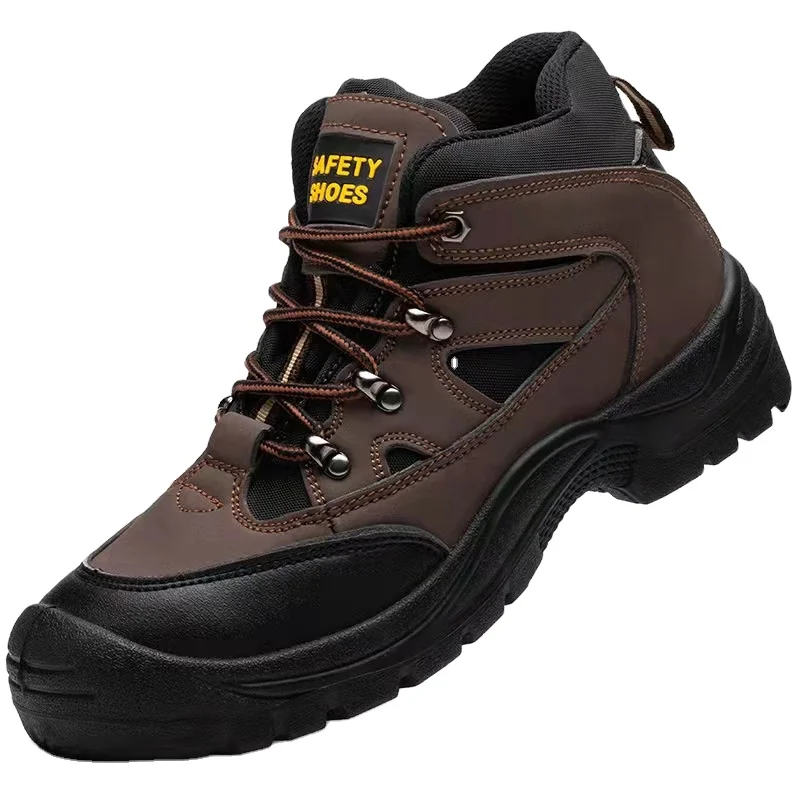 

Vokea Fashion Steel Toe Cap Shoes Construction Safety Work Boots Shoes High Quality Safety Shoes For Men