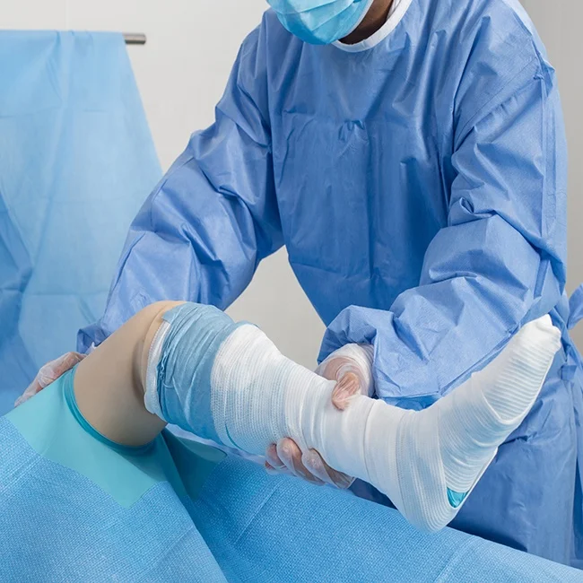 Disposable Sterile Surgical Knee Arthroscopy Drape Pack - Buy Sterile ...