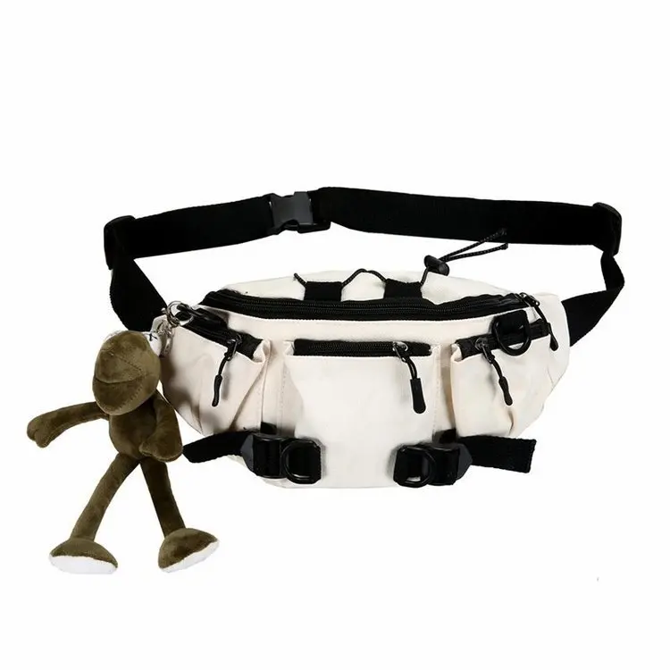 

designer canvas waist bag bicycle waist bag korean simple style fashion belt bag